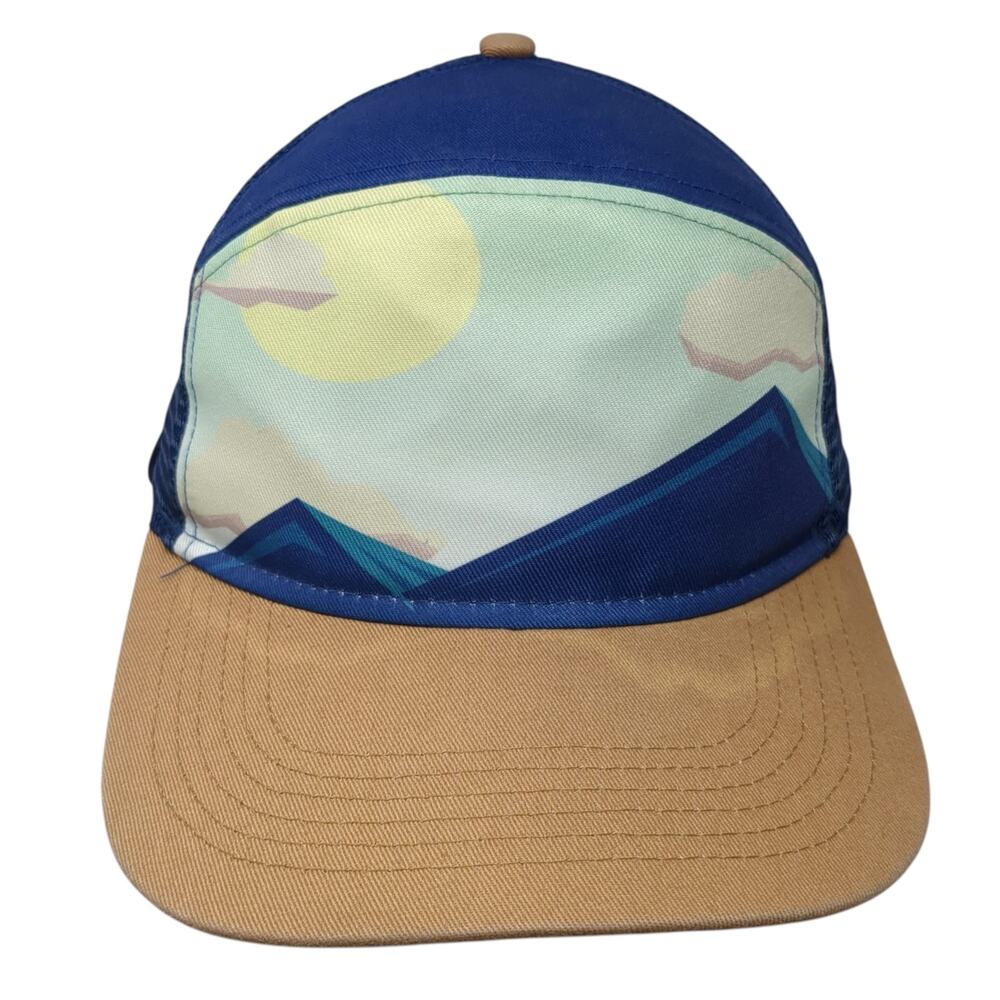 Bluebird Mountain Snapback Trucker Hat Multicolor L Adjustable Mesh Back Locale